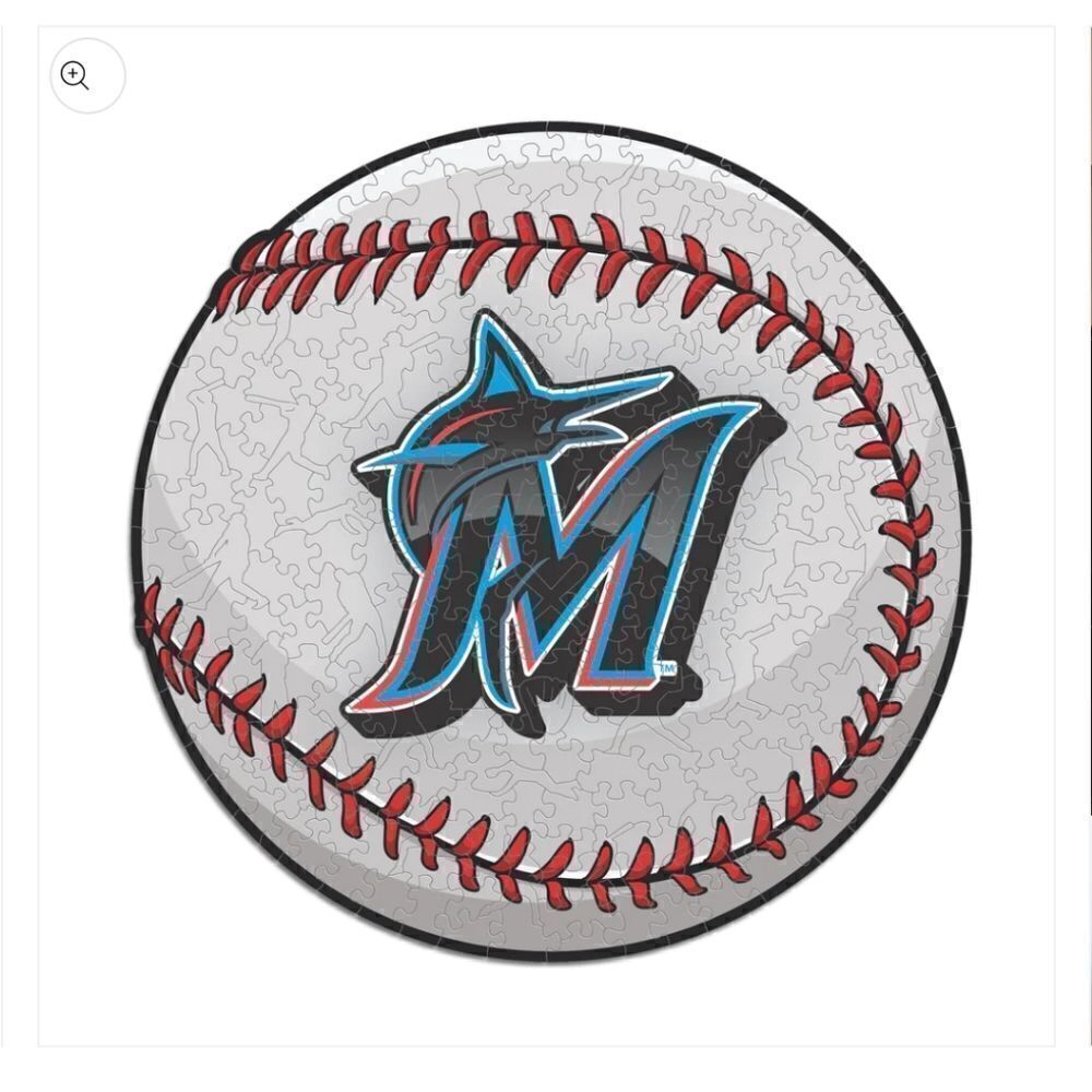 Miami Marlins - Wooden Puzzle - New - Sealed - 150 Pieces